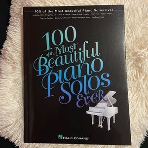 100 OF THE MOST BEAUTIFUL PIANO SOLOS EVER - BOOK